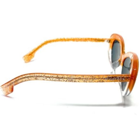 Burberry Women\'s Orange Glitter Sunglasses!